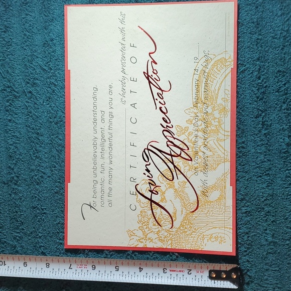 Collectable Hallmark 1992 Valentines card - Picture 4 of 4